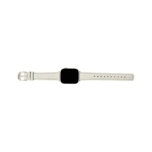 Cinturino per orologio in pelle di vacchetta litchi sottile compatibile con Apple Watch SE 1-11