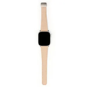 Cinturino di ricambio in pelle compatibile con Apple Watch fibbia magnetica grana litchi