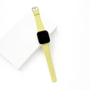 Ersatz Lederarmband kompatibel mit Apple Watch, weiches Echtleder Armband stilvoll.