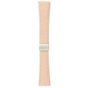 Genuine Leather Watch Band For 41mm Smartwatch Litchi Pattern Magnetic Folding Clasp Replacement Strap Fashion Accessories