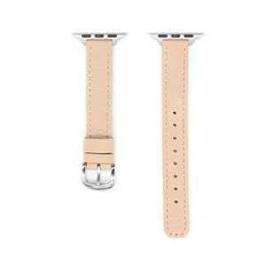 Schlankes Echtleder Uhrenarmband Ersatz für Apple Watch weiches Lederarmband Accessoire