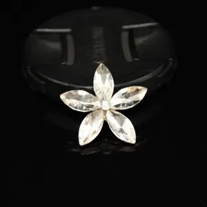 Breloque de chaussure fleur strass cristal bricolage accessoires alliage gemstone.