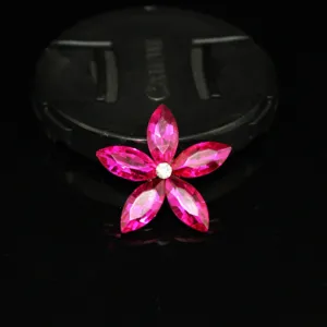 Fleur strass cristal marquise cinq pétales DIY accessoire bijoux alliage artisanal