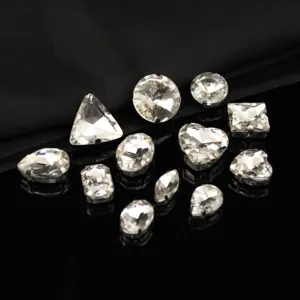 Glass claw rhinestones mixed shapes crystal gems for DIY phone case sewing clothing crafts