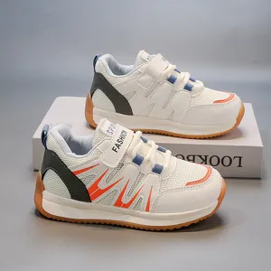 2025 children's breathable mesh sneakers with soft soles for boys and girls running