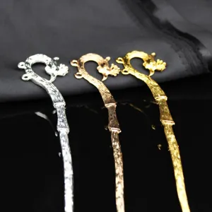 Antique style metal hair stick DIY hairpin vintage hair accessories bun maker tool
