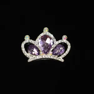 DIY Rhinestone Crown Hair Accessory Alloy Tiara Kids Hair Decoration Detail View