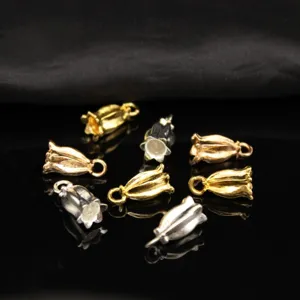 DIY lily of the valley metal flower pendants charm for handmade hair accessories and crafts
