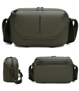 Qisemian tactical camera crossbody bag, outdoor casual photography sling bag for men use.
