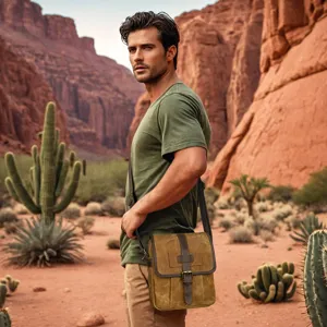 Men canvas crossbody bag retro casual messenger shoulder bag daily outdoor vintage style use.