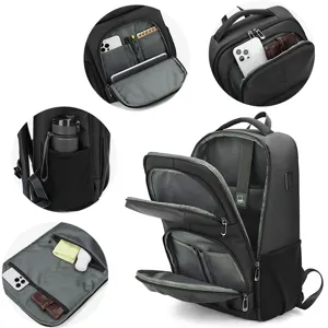 Multifunctional laptop backpack, waterproof oxford cloth large capacity travel business bag