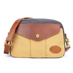 Bolso Bandolera Retro de Lona para Hombre Casual Multifunción Crossbody Bolso Vintage Patchwork Pequeño Bolso Cuadrado Bolso de Hombro de Viaje