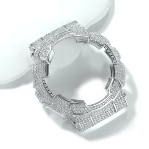Boîtier de montre de remplacement en métal strass compatible avec GA2100 luxe mode