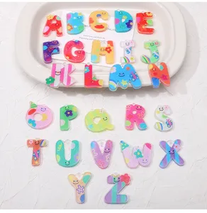 Kleurrijke acryl alfabet hangers DIY handgemaakte sieraden maken schattige letter bedels