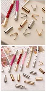 Metal cord ends and bell clips for hoodies, sweatpants drawstrings, and DIY clothing accessories.