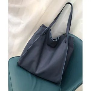 Grande Capacità Vera Pelle Borsa a Tracolla Donna Pelle di Vacchetta Tote Bag Casual Vintage Borsa da Lavoro
