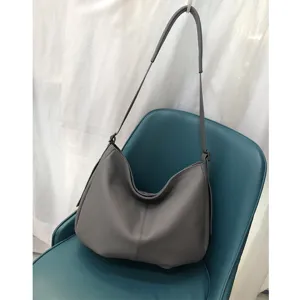 Damen Echtes Leder Umhängetasche Vintage Top Layer Rindsleder Crossbody Hobo Bag Weiche Casual Tägliche Tote Bag Tasche