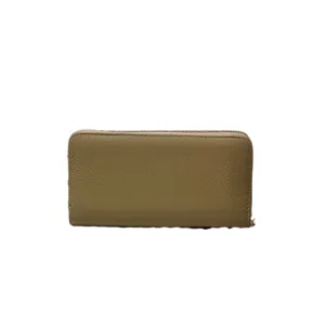 Donna moda portafoglio lungo in vera pelle con zip borsa pochette casual per signore