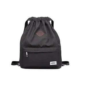 Unisex Oxford Stof Casual Rugzak Buitensport Trekkoord Schooltas Minimalistisch Reizen Dagrugzak Grote Capaciteit Rugzak