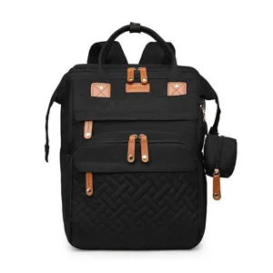 Multifunctional Diaper Bag Backpack Waterproof Large Capacity Travel Nappy Bag