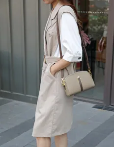 Borsa a tracolla in pelle casual da donna design minimalista elegante borsa a spalla