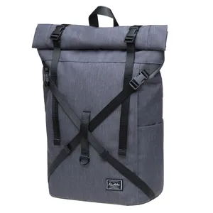 Casual Waterproof Polyester Laptop Backpack For Men Women Urban Travel School Bookbag Minimalist Fashion Daypack