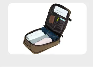 Business fashion large capacity backpack, canvas travel rucksack for daily commute and school use.