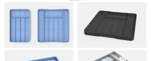 Expandable kitchen cutlery organizer tray silicone drawer divider for silverware storage boxes