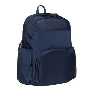 Unisex Casual Travel Laptop Backpack Polyester Multi-Compartment School Bookbag Lightweight Business Daypack
