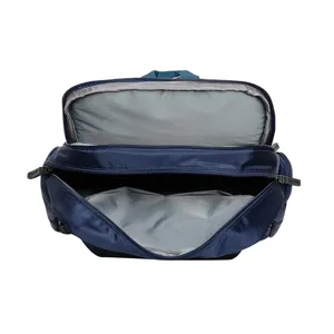 Blue multi-functional laptop backpack memory fabric casual daypack school bag student
