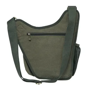 Tactical retro canvas cross-body bag for outdoor sports multi-functional shoulder bag