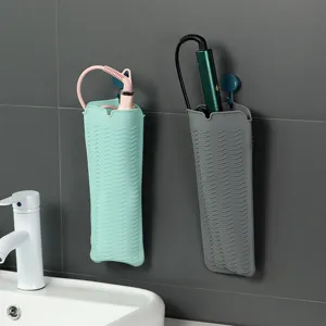 Custodia resistente al calore in silicone per piastra, supporto per ferro arricciacapelli.