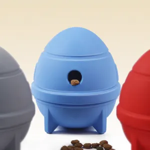Distributeur de nourriture en silicone pour animal de compagnie jouet a macher interactif