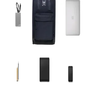 Casual canvas backpack for students and daily commute with multiple compartments.