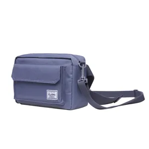 Men's Casual Nylon Crossbody Bag Multi-Pocket Water-Resistant Shoulder Bag Outdoor Travel Daily Fashion Bag