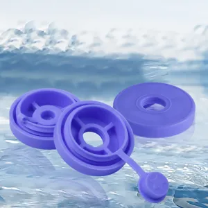 Reusable silicone water bucket lid leak proof universal dispenser cap for home use