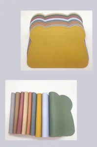Set de mesa de silicona para bebé forma de oso lindo impermeable resistente al calor