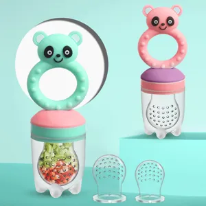 Baby Food Feeder And Teething Toy Silicone Fruit Pacifier Infant Fresh Food Nibble Bag