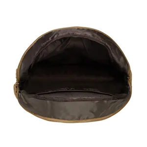 Vintage canvas backpack for casual daily travel and students with spacious interior storage.