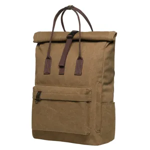 Casual Canvas Backpack Large Capacity Travel Daypack School Bookbag Laptop Rucksack For Outdoor Sports