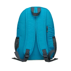 Casual blue backpack for women and students, perfect for daily commuting, travel, and school use.