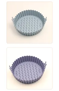 Bac en silicone pour friteuse a air, plat de cuisson antiadhesif et resistante.