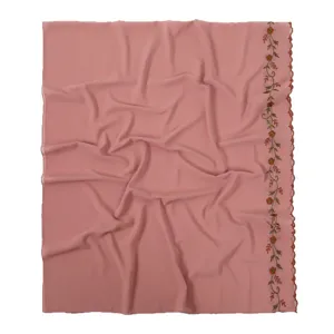 French light luxury embroidered lace women long scarf outer shawl thin skin friendly headscarf