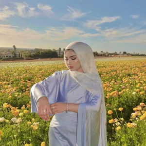 Women digital printed cotton linen long scarf versatile fashion shawl lightweight hijab