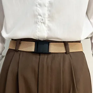 Damen elastischer Taillengürtel, Stretch Schnallengürtel für Jeans, bequeme Alltagskleidung.