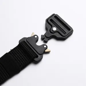 Verstellbarer taktischer Nylon-Gürtel mit Schnellverschluss-Metall Schnalle für Outdoor.