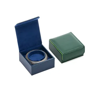 PU Leder Armreif Aufbewahrungsbox Set, Premium Samtinnenraum für Schmuck und Armbänder.