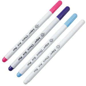 Set de 4 boligrafos marcadores para tela borrables agua costura sastreria herramientas