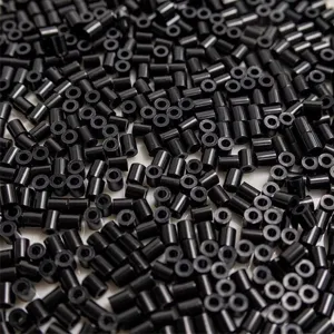Cuentas fusibles negras de 2.6mm recarga a granel material de manualidades DIY para arte pixel.