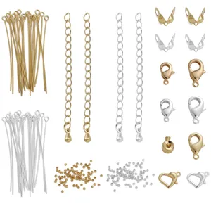 Set di accessori per la creazione di gioielli fai da te con moschettoni e catene